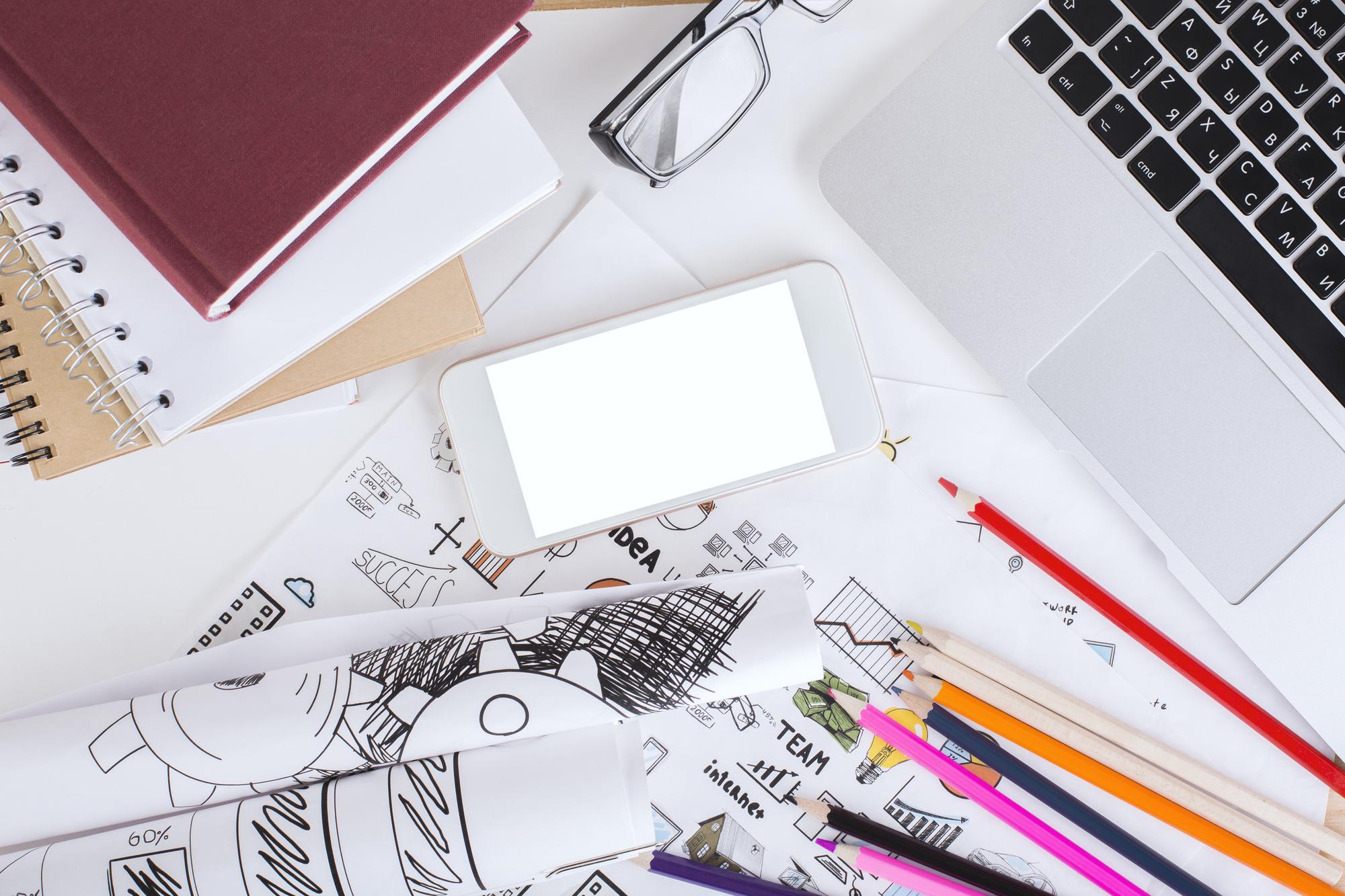 Workspace with threads and sketches